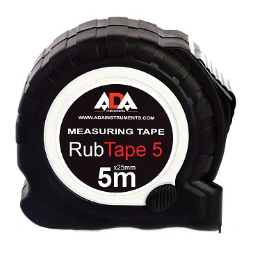 Изображение товара Рулетка Ada RubTape 5 м 25 мм автоматическое возвращение для строительных работ