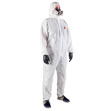 Изображение товара Комбинезон химической защиты Jeta Safety JPC-65-L из MP+ SMS 65 г/м² белый