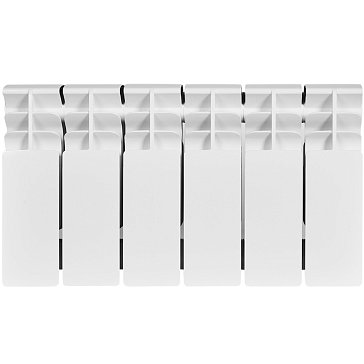 Изображение товара Радиатор Stout TITAN 200 SRB-3310-020006, 6 секций, биметаллический, белый