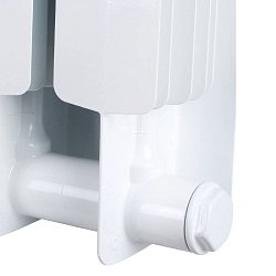 Радиатор Stout Space 500 SRB-0320-050009, 9 секций, биметаллический, нижнее правое подключение, RAL9016