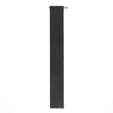 Изображение товара Радиатор Stout Oscar 2000 SRA-0110-20000703, 3 секции, алюминиевый, боковое подключение (цвет 2748 cod.07 черный)