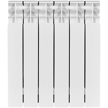 Изображение товара Радиатор секционный биметаллический Stout TITAN 500 SRB-3310-050006 6 секций белый