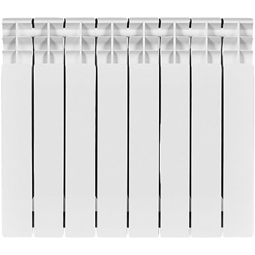 Изображение товара Радиатор Stout TITAN 500 SRB-3310-050008 8 секций биметаллический белый