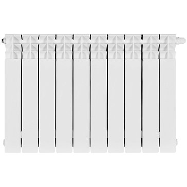 Изображение товара Биметаллический радиатор Stout TITAN VENTIL 500 SRB-3320-050010 10 секций белый RAL 9016