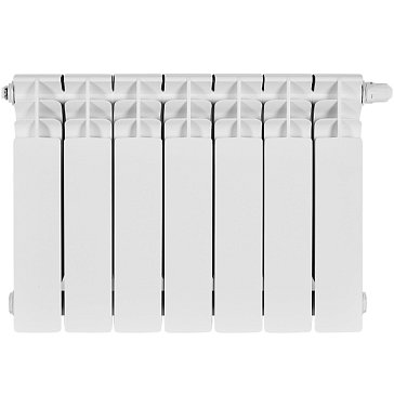 Изображение товара Радиатор Stout TITAN VENTIL 350 SRB-3320-035007, 7 секций, биметаллический, нижнее правое подключение, белый RAL 9016