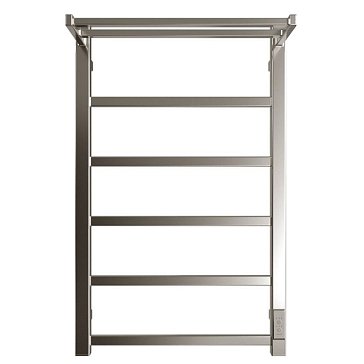 Изображение товара Полотенцесушитель электрический Stout JAZZ quadro SHQ-J1QQ-F08050, 80*50, полированный, с полкой