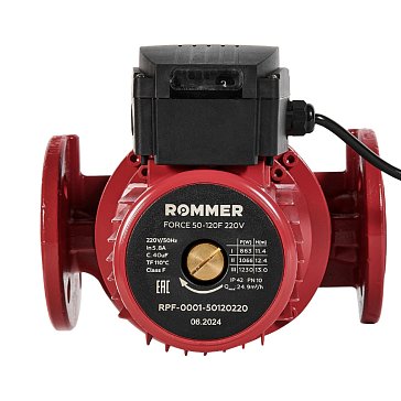 Изображение товара Циркуляционный насос Rommer FORCE RPF-0001-50120220 220V для дома
