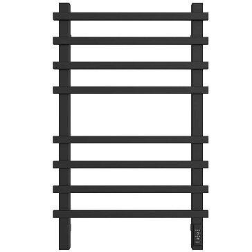 Изображение товара Электрический полотенцесушитель Stout QUADRO SHQ-T2QQ 80х50 черный матовый