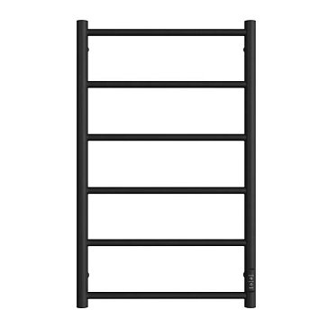 Изображение товара Полотенцесушитель Stout JAZZ round SHQ-J2RR-008050, электрический, 80*50, черный, матовый