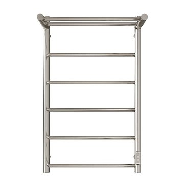 Изображение товара Электрический полотенцесушитель Stout JAZZ round SHQ-J1RR-F08050, нержавеющая сталь, 80х50, полиров