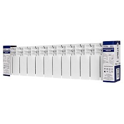 Радиатор Stout SRB-3310-020012 TITAN 200, 12 секций, биметаллический, боковое подключение (белый RAL 9016)