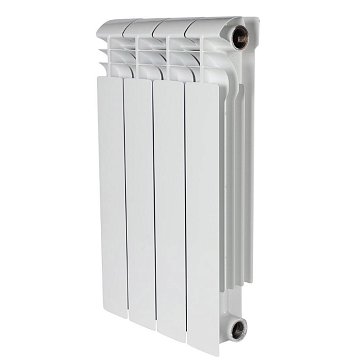 Изображение товара Радиатор Stout VEGA 200 SRB-1310-020004, 4 секции, биметаллический, боковое подключение, белый RAL 9016