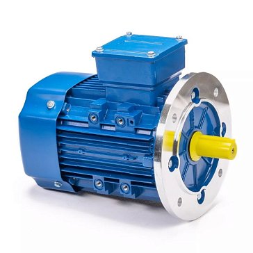 Изображение товара Электродвигатель 5АИ 80 В6 1.1/1000 мощный и надежный промышленный асинхронный двигатель
