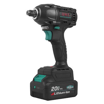 Изображение товара Аккумуляторный ударный гайковерт DWT ABWP-20 DN-4C2 BMC 20В 350Нм с 2 аккумуляторами и кейсом