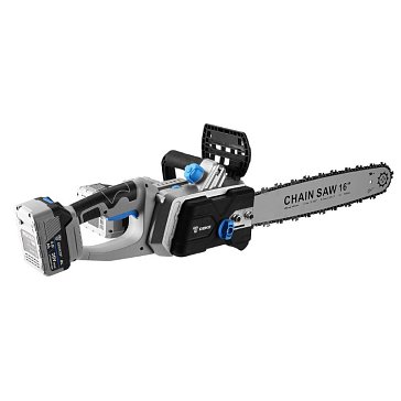 Изображение товара Пила цепная Deko DKCHS 40 PRO 083-2002, аккумуляторная, бесщеточная, 16", 2х20В, 2x4.0Ач, двойное з/у