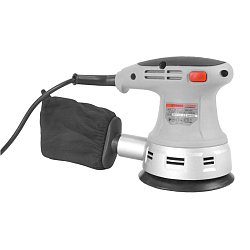 Шлифмашина эксцентриковая Crown CT13394 (сетевая, мощность 240 Вт, амплитуда колебаний 2 мм)