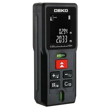 Изображение товара Лазерный дальномер Deko GLS-50 065-0242, вес 72 г, точность 2 мм