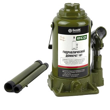 Изображение товара Домкрат гидравлический БелАК ECO БАК.70020 16 т бутылочный Россия