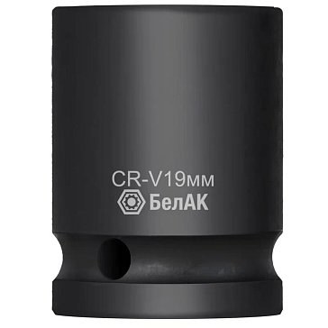 Изображение товара Ударная шестигранная головка 19 мм БелАК БАК.07143 1/2" CRV