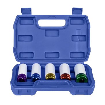 Изображение товара Набор ударных головок БелАК БАК.07126 1/2 дюйма 5 предметов из хромомолибденовой стали