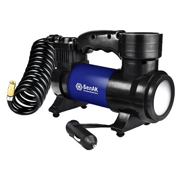Изображение товара Компрессор для накачки шин БелАК ПРОФИ-45Ф БАК.99178 с фонарем, 12V, 45 л/мин