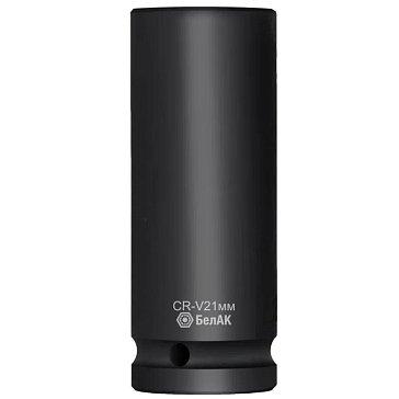 Изображение товара Ударная шестигранная удлиненная головка БелАК 21 мм 1/2" CRV