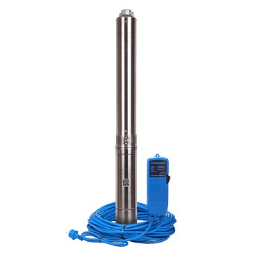 Изображение товара Насос скважинный Aquario ASP1.8E-63-90 (P) 3463, с плавным пуском, с встроенным конденсатором
