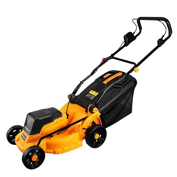 Изображение товара Газонокосилка аккумуляторная Deko DKLM40V 083-2018, бесщеточная, 2х20В, 2x4.2Aч, двойное з/у, 370мм