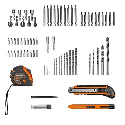 Дрель-шуруповерт аккумуляторная Daewoo DAA 4021Li SET BOX, с набором