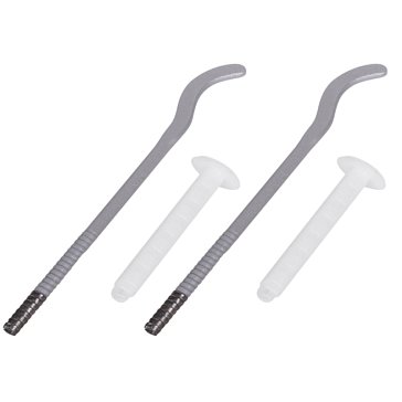 Изображение товара Комплект плоских кронштейнов с дюбелями Royal Thermo НС-1095830 RT06-02, сталь, серебристый