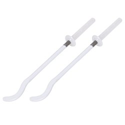 Комплект плоских кронштейнов с дюбелями Royal Thermo НС-1052699 RT06, 7,2х170мм, белые