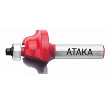 Изображение товара Фреза Атака 411255, кромочная калевочная, ф25,5*12,7мм, r4мм, хв.8мм