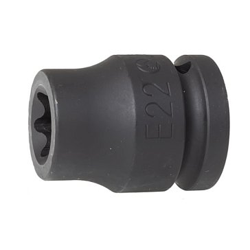 Изображение товара Ударная головка Hans 86410E22 E-STAR 3/4" Е22 внутр. Torx хромо-молибденовая сталь