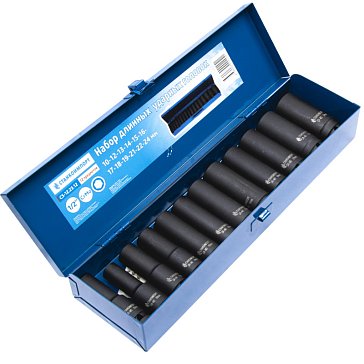 Изображение товара Набор ударных головок 1/2" 10-24 мм Станкоимпорт CS-12.23.12