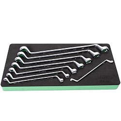 Набор ключей накидных Hans TTF-6R, 75град в ложементе