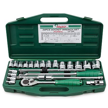 Изображение товара Набор шестигранных головок Hans 4624MB2G, 8-32мм, 24 предмета