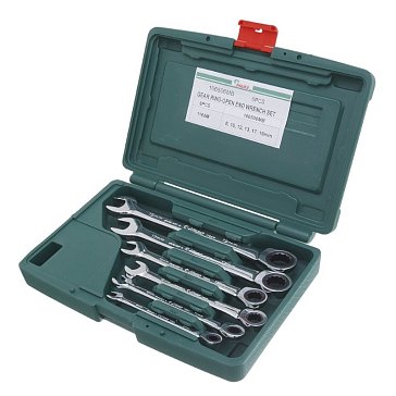 Изображение товара Набор трещоточных комбинированных ключей Hans 166506MB, 8-19 мм, 6 шт