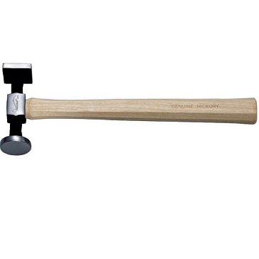 Изображение товара Молоток Hans 5775 рихтовочный стальной с деревянной рукояткой