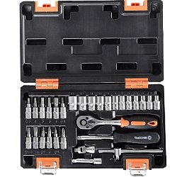 Набор инструментов Вихрь 73/6/7/1, CrV, 1/4", 29 предметов