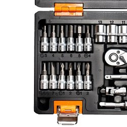 Набор инструментов Вихрь 73/6/7/1, CrV, 1/4", 29 предметов