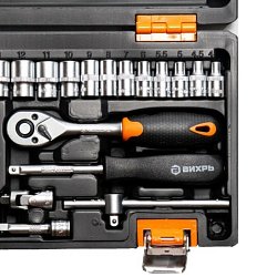 Набор инструментов Вихрь 73/6/7/1, CrV, 1/4", 29 предметов