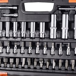 Набор инструментов Вихрь 73/6/7/5, CrV, 1/2", 1/4", 94 предмета