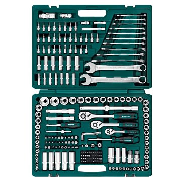 Изображение товара Профессиональный слесарно-монтажный набор Kraftool X Drive 216 предметов