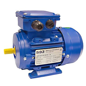 Изображение товара Электродвигатель ТМ БЭЗ АИР 71A4 Ал IM1081, 0.55 кВт, 1500 об/мин, корпус алюминий