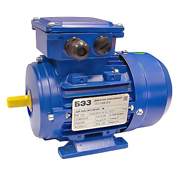 Изображение товара Электродвигатель ТМ БЭЗ АИР 80A2 Ал IM1081 1.5 кВт 3000 об/мин алюминий