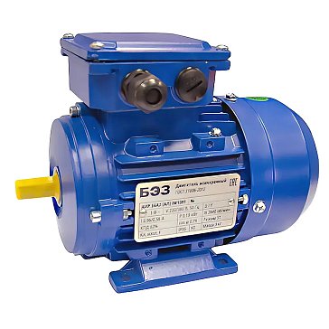 Изображение товара Электродвигатель ТМ БЭЗ АИР 80B6 1.1кВт 1000об/мин алюминиевый корпус