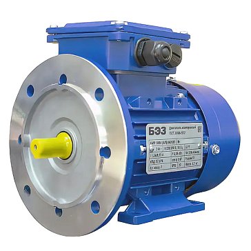 Изображение товара Электродвигатель ТМ БЭЗ АИР 80B2 65160, IM2081, 2.2 кВт, 3000 об/мин, корпус алюминий