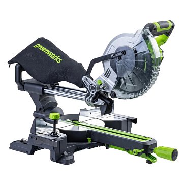 Изображение товара Аккумуляторная торцовочная пила Greenworks GD24MS216 24V 216 мм