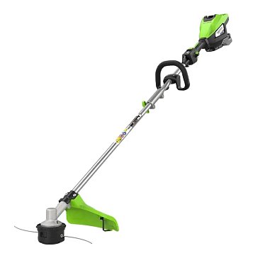 Изображение товара Аккумуляторный триммер Greenworks ST161S 82V 43 см бесщеточный с аккумулятором и зарядным устройств