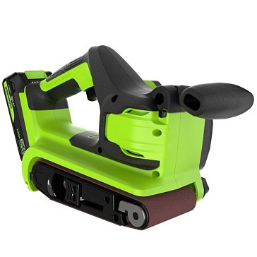 Изображение товара Аккумуляторная ленточная шлифовальная машина Greenworks G24BS 24V 75х457 мм